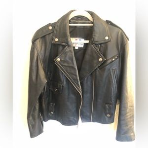 perfect vintage leather biker jacket